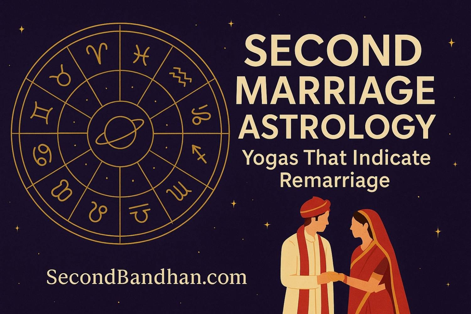 Second Marriage Astrology: Yogas That Indicate Remarriage