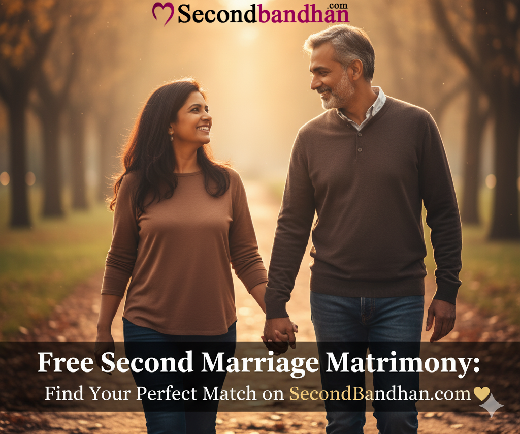 Free Second Marriage Matrimony: Find Your Perfect Match on SecondBandhan.com